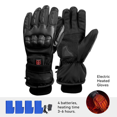 Motocycle Electric Heated Gloves Touch Screen Friendly Winter