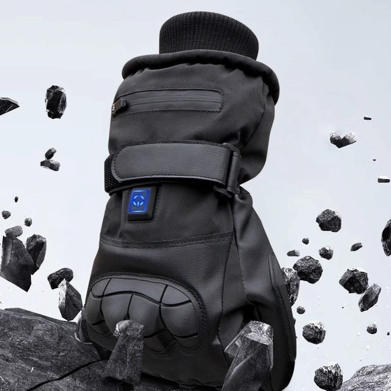 Motocycle Electric Heated Gloves Touch Screen Friendly Winter