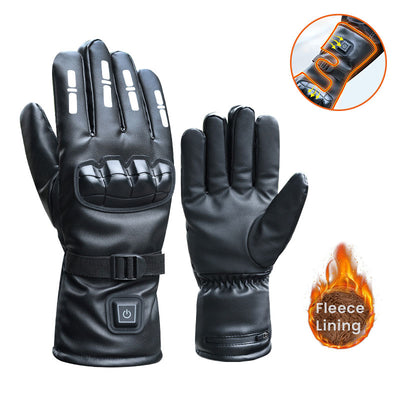 Motocycle Electric Heated Gloves Touch Screen Friendly Winter