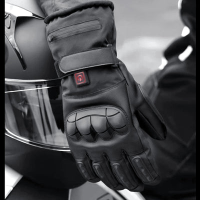 Motocycle Electric Heated Gloves Touch Screen Friendly Winter