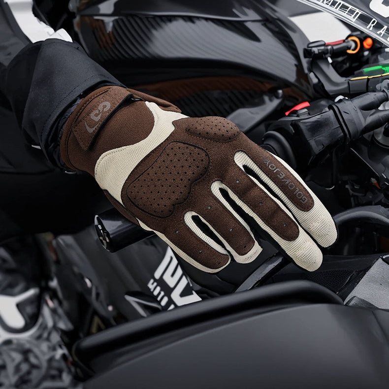 Macaron Color Outdoor Motorcycle Gloves