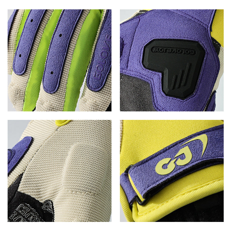 Macaron Color Outdoor Motorcycle Gloves