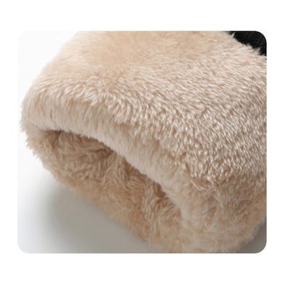 Winter Riding Gloves With Fleece Lining Warm Touchscreen Windproof