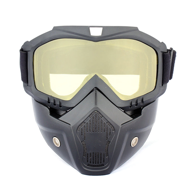 Multicolor Motorcycle Goggles Face Shield