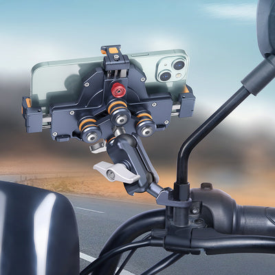 Flexible Anti-Shake Motorcycle Phone Mount