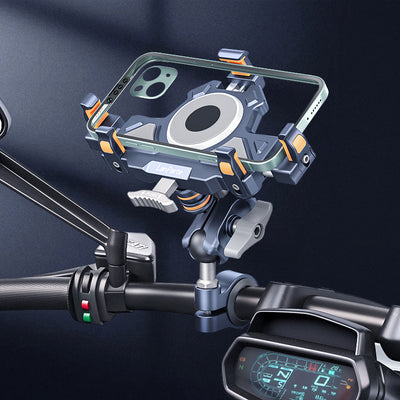 Flexible Anti-Shake Motorcycle Phone Mount