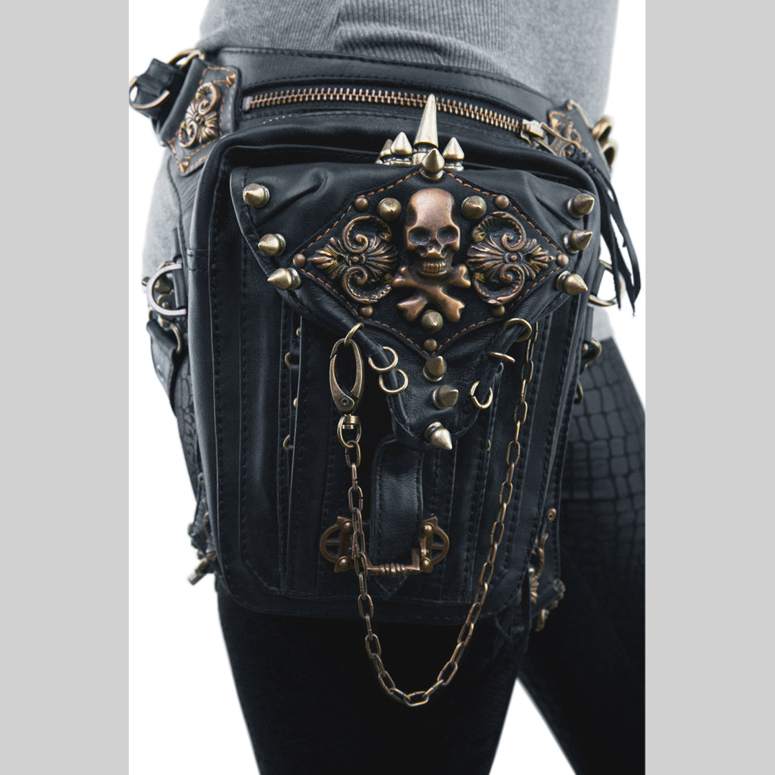 Retro Gothic Skull Bag
