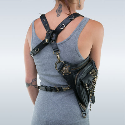 Retro Gothic Skull Bag