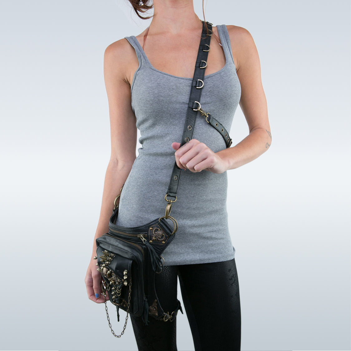 Retro Gothic Skull Bag