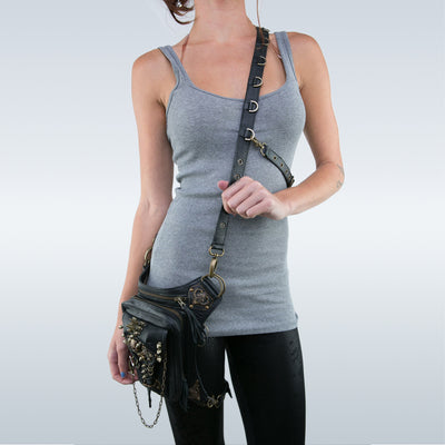 Retro Gothic Skull Bag