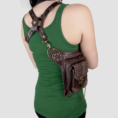 Steampunk Motor Holster and Hip Bag