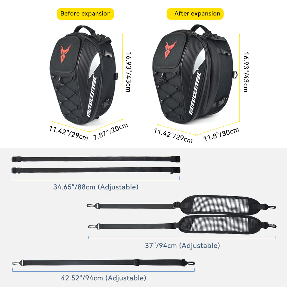 Waterproof Motorcycle Backseat Bag