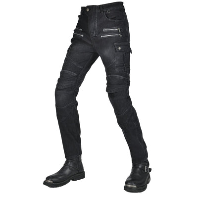 Fierce 4 Men Motorcycle Winter Plus Velvet Jeans