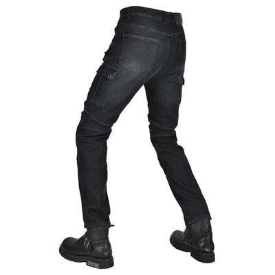 Fierce 4 Men Motorcycle Winter Plus Velvet Jeans