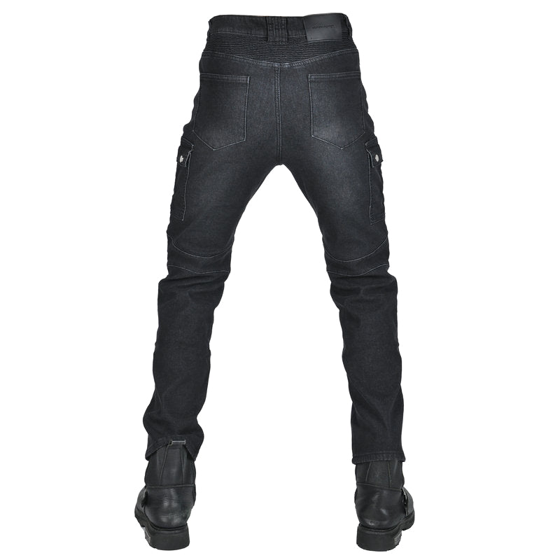 Fierce 4 Men Motorcycle Winter Plus Velvet Jeans