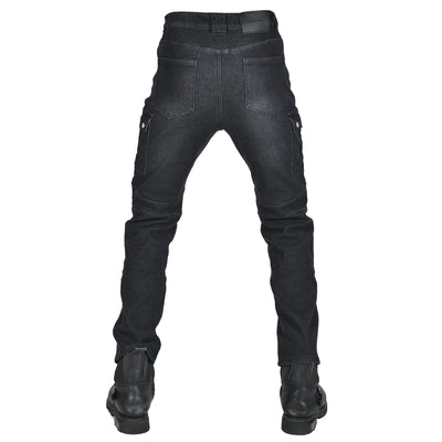 Fierce 4 Men Motorcycle Winter Plus Velvet Jeans