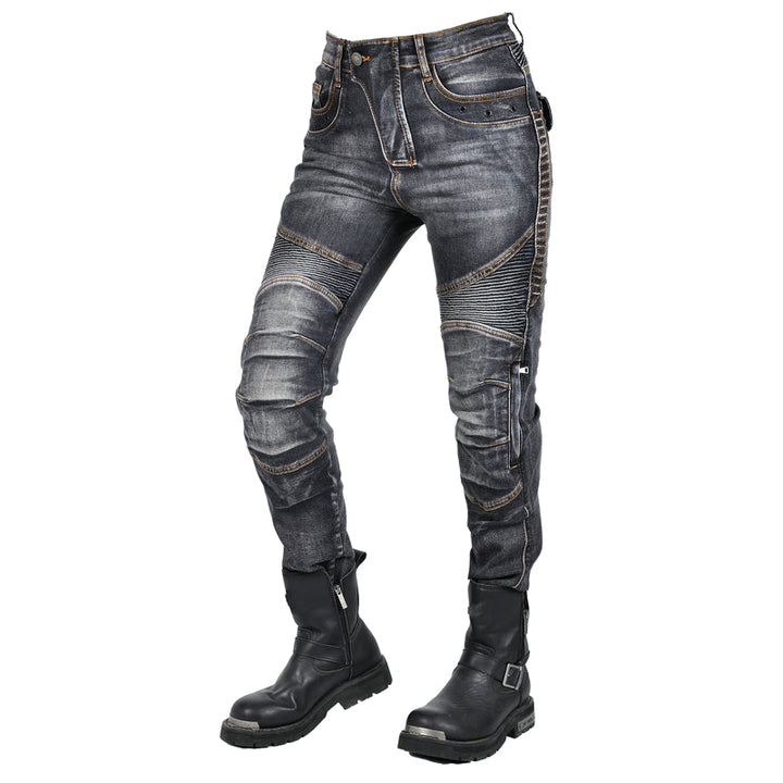 Women's Motorcycle Kevlar Tear-Resistant Denim Jeans – Biker Forward
