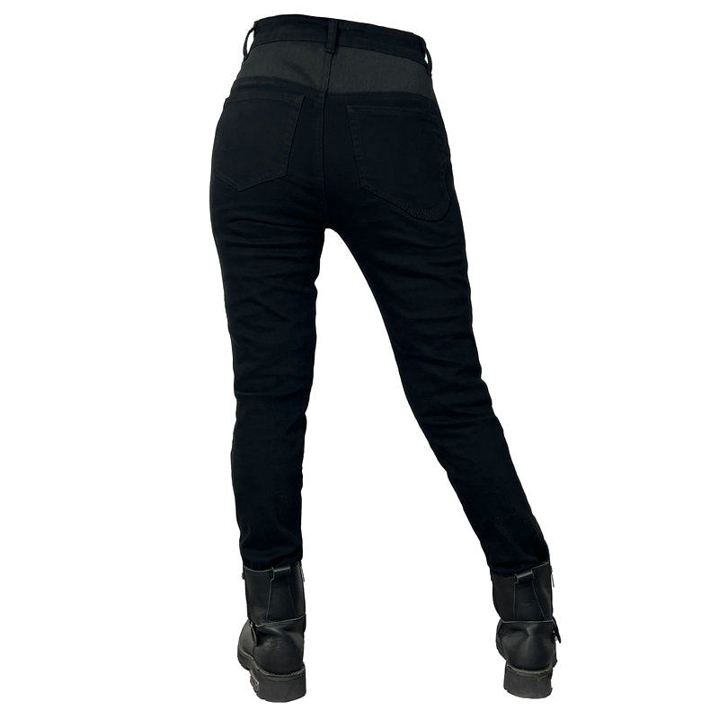 Women Summer Motorcycle Racing Slim Fit Meshed Jeans