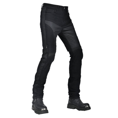 Men Summer Motorcycle Racing Slim Fit Meshed Jeans