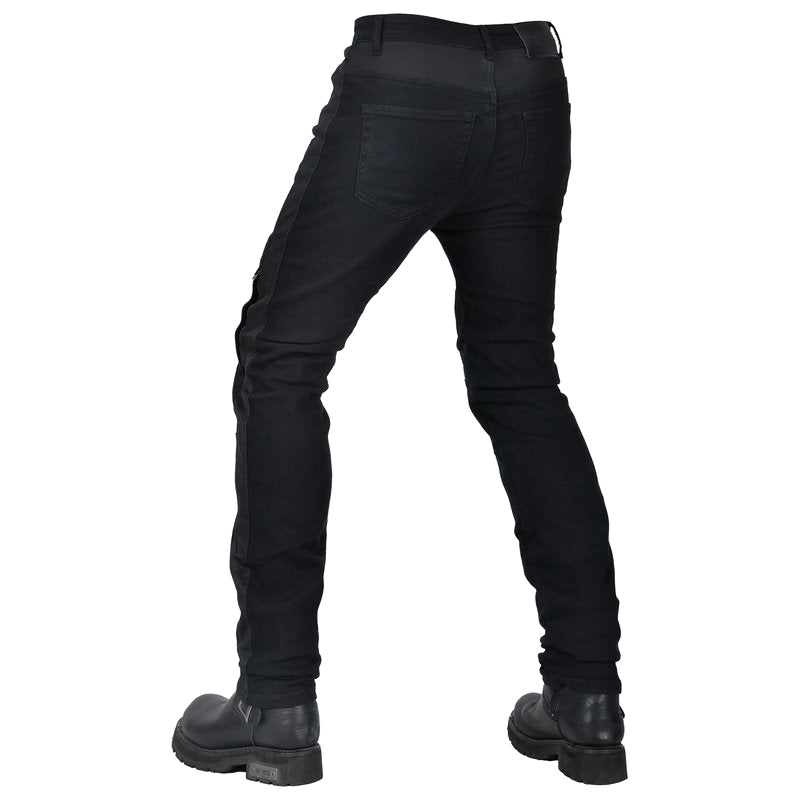 Men Summer Motorcycle Racing Slim Fit Meshed Jeans