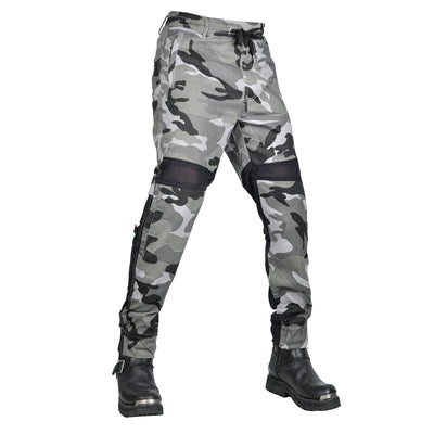 Men Summer Motorcycle Airflow Two-Way Meshed Pants