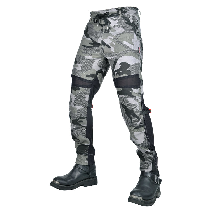 Men Summer Motorcycle Airflow Two-Way Meshed Pants