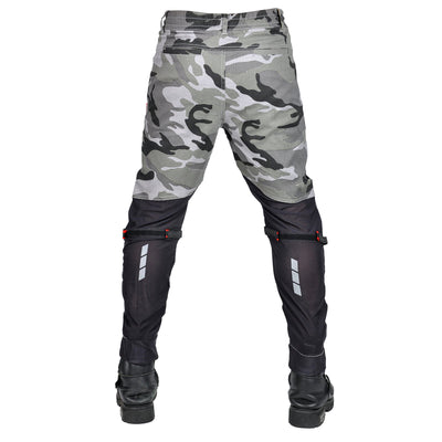 Men Summer Motorcycle Airflow Two-Way Meshed Pants