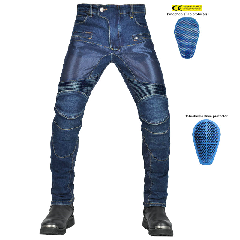 Outdoor Motorcycle Stretch Anti-Fall Riding Jeans