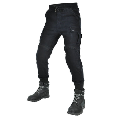 Men Motorcycle Kevlar K-6 Overalls Anti-Fall Riding Pants