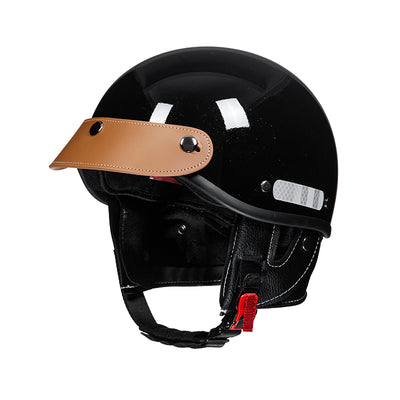 Retro Aristocratic Style Motorcycle Half Face Helmet