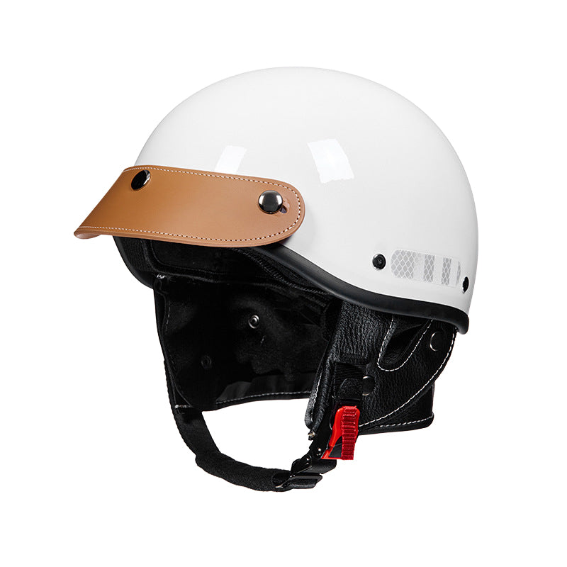 Retro Aristocratic Style Motorcycle Half Face Helmet