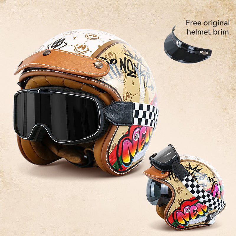 All Seanson 103 Motorcycle Open Face Helmet