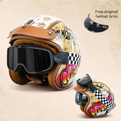 All Seanson 103 Motorcycle Open Face Helmet