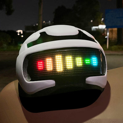 LED Display All-Season Bicycle Ski Leisure Helmet