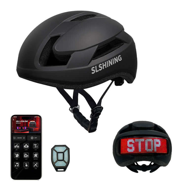 LED Display All-Season Bicycle Ski Leisure Helmet