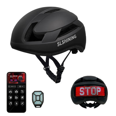 LED Display All-Season Bicycle Ski Leisure Helmet