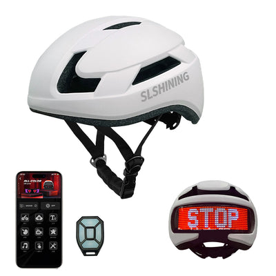 LED Display All-Season Bicycle Ski Leisure Helmet