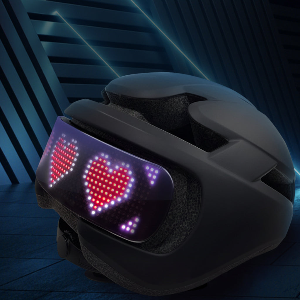 LED Display All-Season Bicycle Ski Leisure Helmet