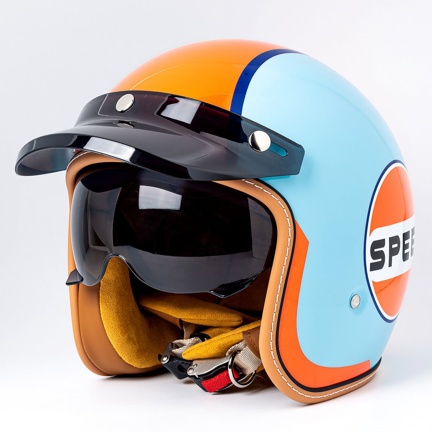 Retro 3/4 Open Face Helmet MT-5 Motorcycle Helmet