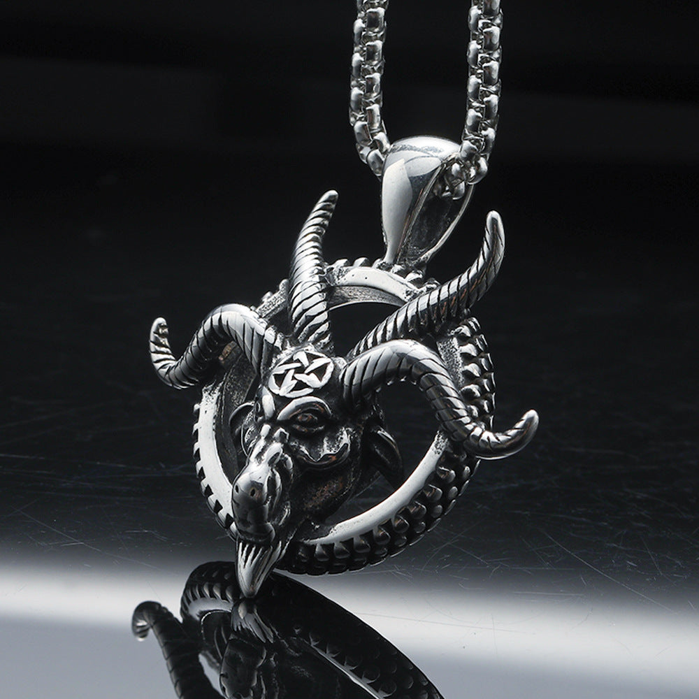 Goat Head Gothic Pendant