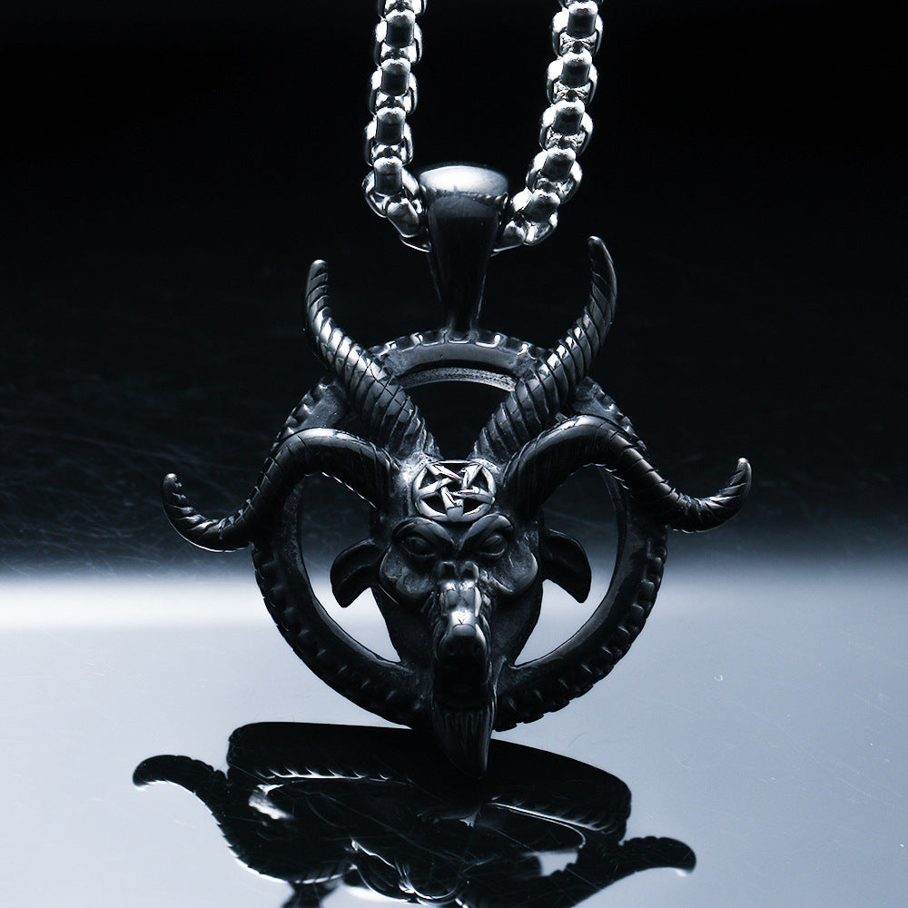 Goat Head Gothic Pendant