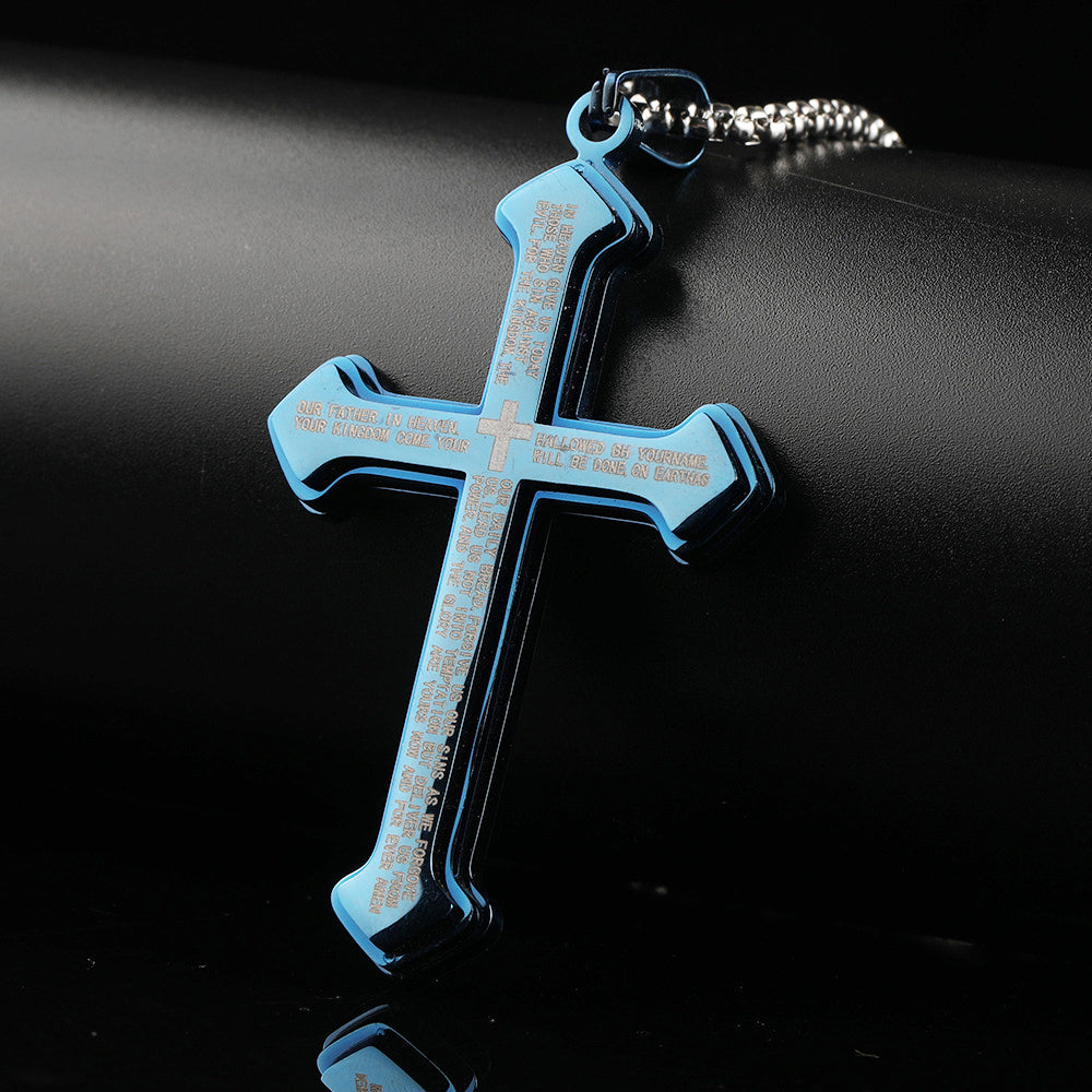 English Cross Christain Pendant