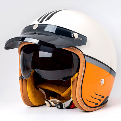 Retro 3/4 Open Face Helmet MT-5 Motorcycle Helmet