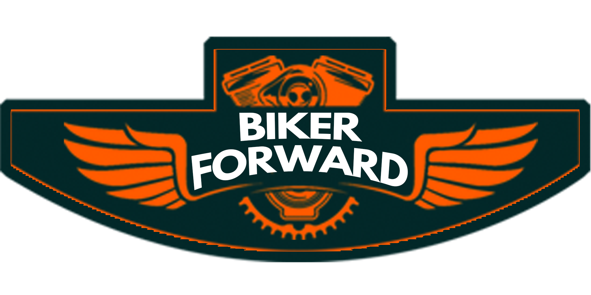 The picture bikerforward.com shows when its homepage is shared