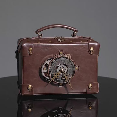Vintage Time Traveler Shouldler Bag
