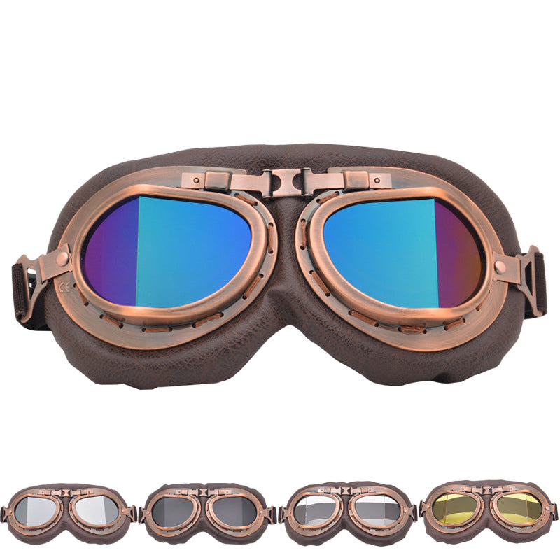 aviator motorcycle goggles Retro Aviator Motorcycle Goggles