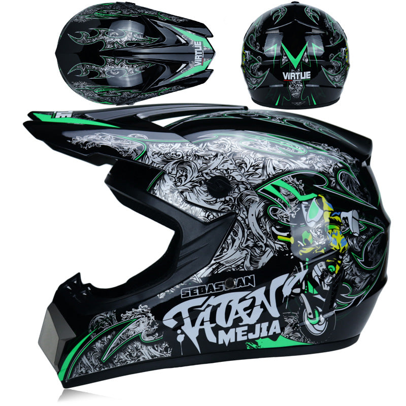 All-weather Off-Road Motorcycle Helmet Virtue Dirt Bike Racing Helmet All-weather Off-Road Motorcycle Helmet Virtue Dirt Bike Racing Helmet