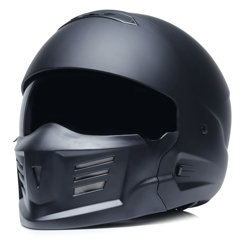 MMG Full Face Motorcycle Helmet DOT -Matte Black