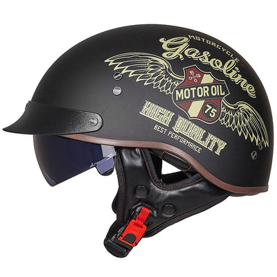 Motor Oil 75 Half Face Cruising Helmet