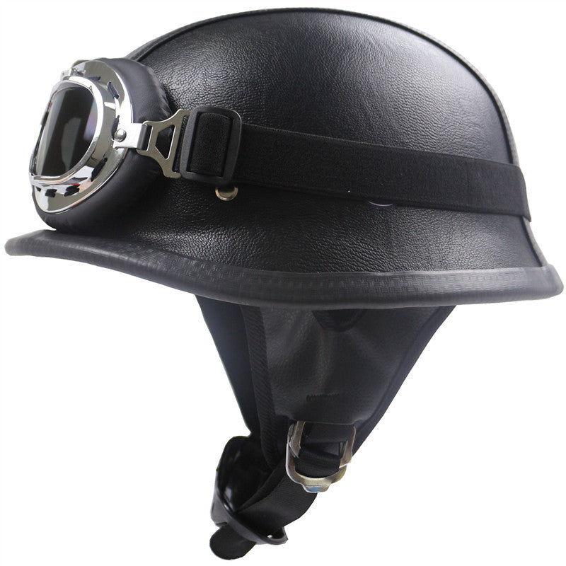 Half Face German Beanie Helmet